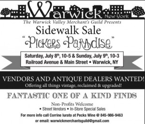 Pickers Paradise Sidewalk Sale @ Village of Warwick NY | Warwick | New York | United States