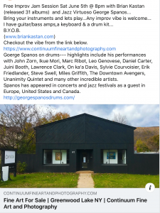 Jazz Concert @ Continuum Studio | Greenwood Lake | New York | United States