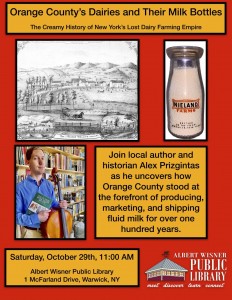 Albert Wisner Library Presents: Orange County Dairies @ Albert Wisner Library | Warwick | New York | United States
