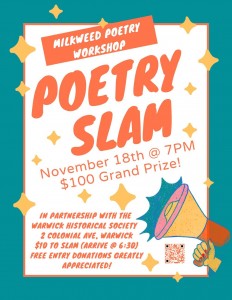 Poetry Slam @ AW Buckbee Center | Warwick | New York | United States