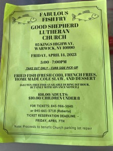 Fish Fry @ Good Shepherd Lutheran Church | Warwick | New York | United States