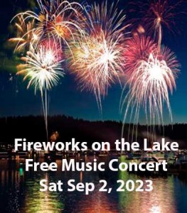 Fireworks on Greenwood Lake