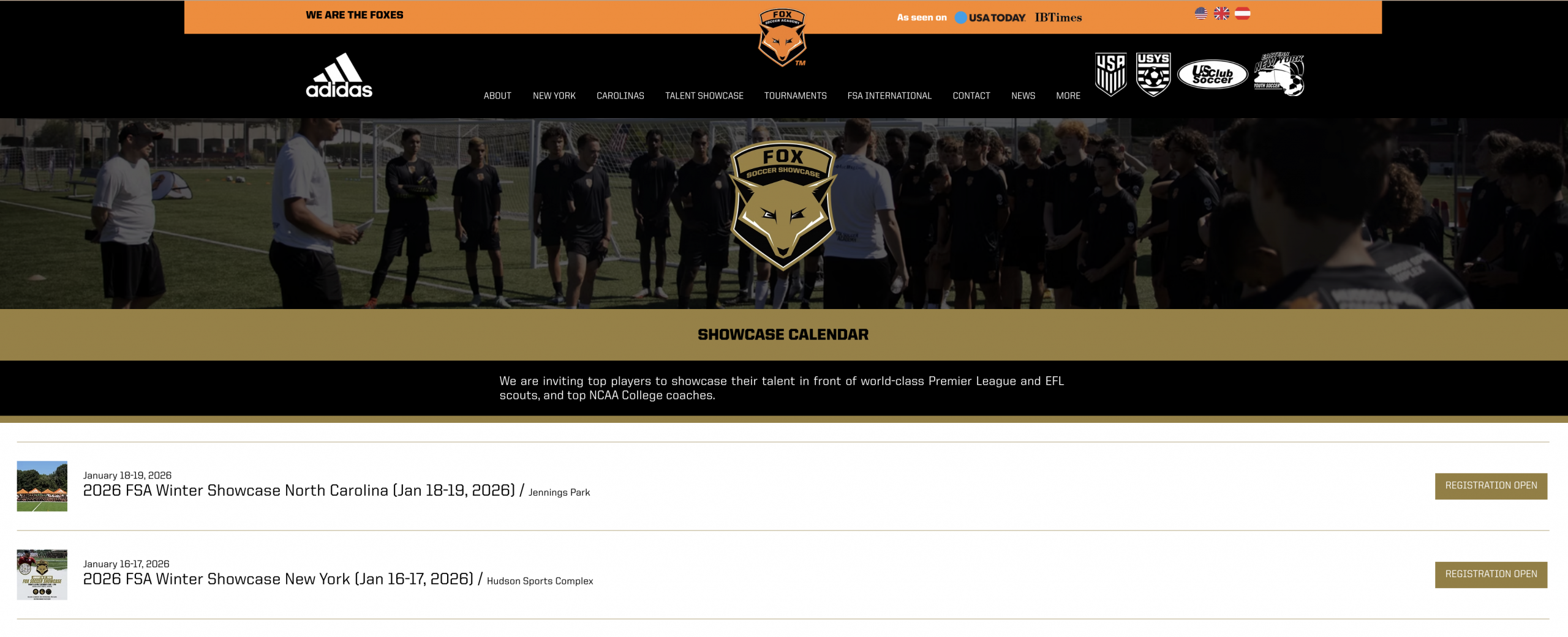 Fox Soccer Academy Showcase