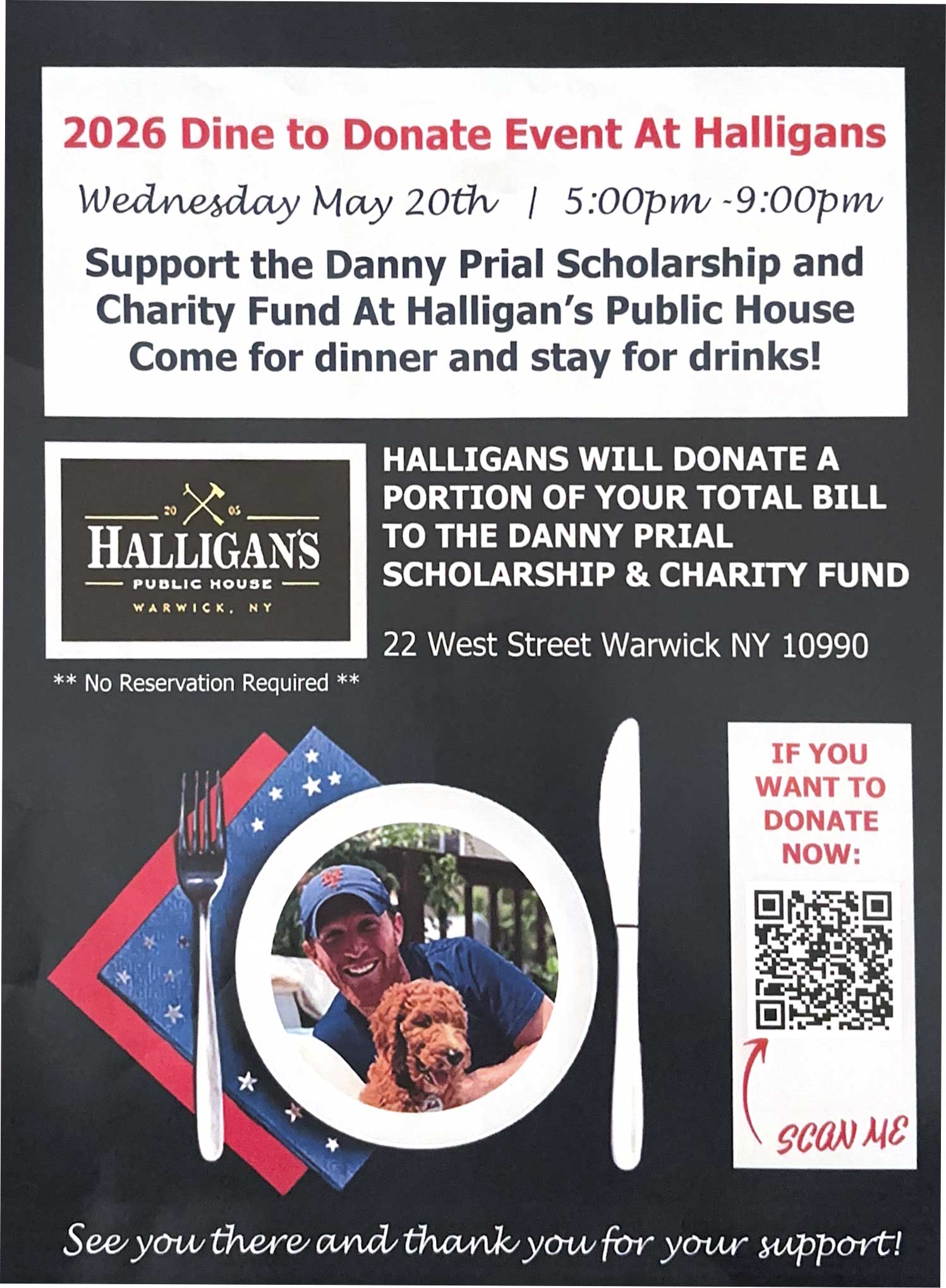 halligans Danny Prial Benefit